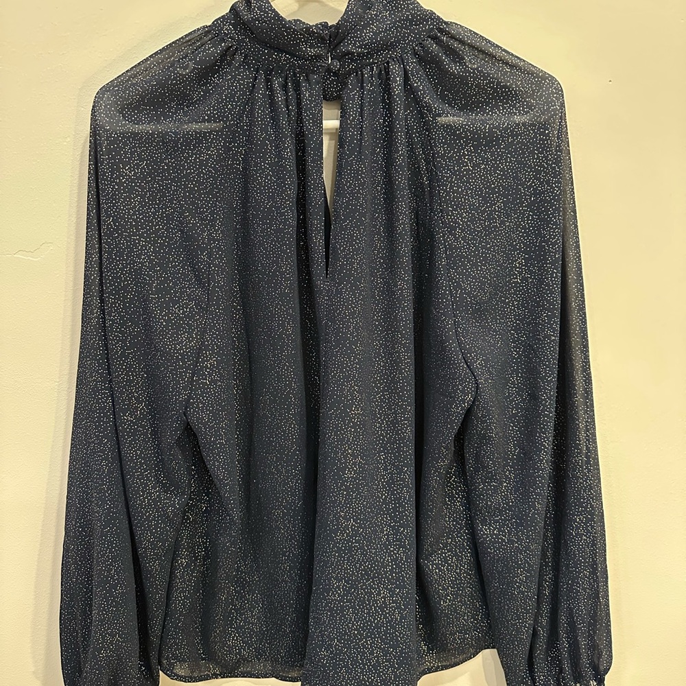 Banana Republic. Size M. Navy, black and gold. NWOT.